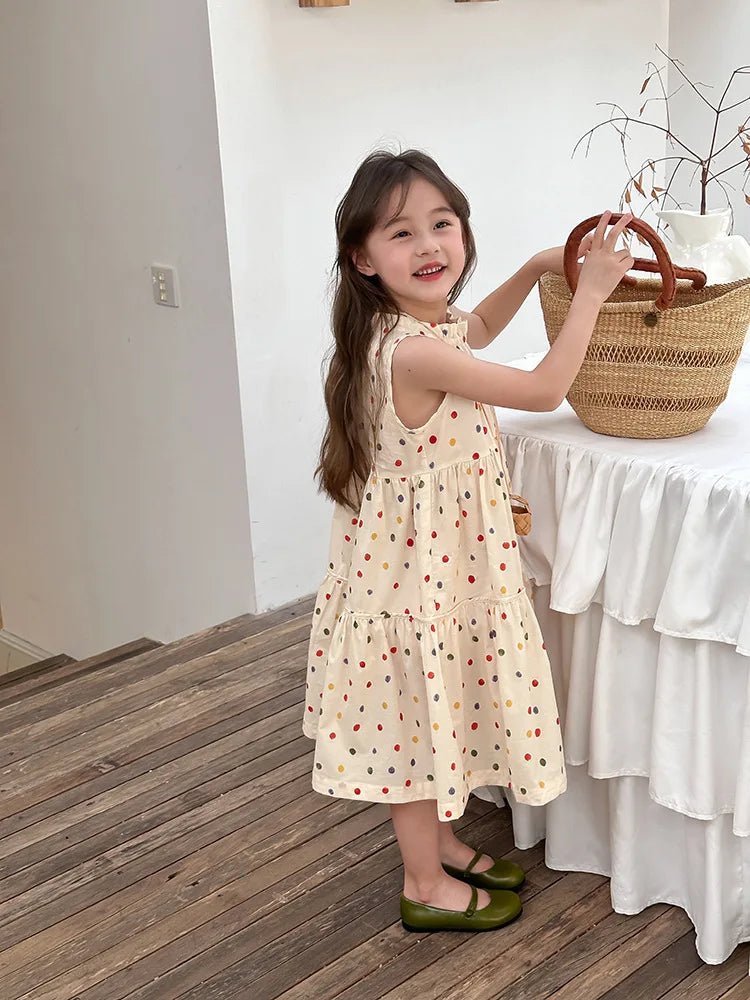 Dengo Polka Dot Dress