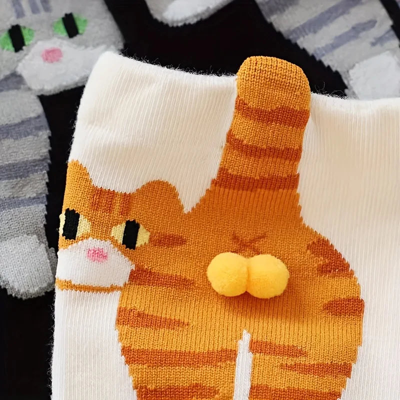 Chaussettes chatons 3D