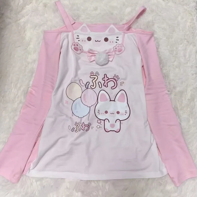 Camiseta Kawaii Kitty