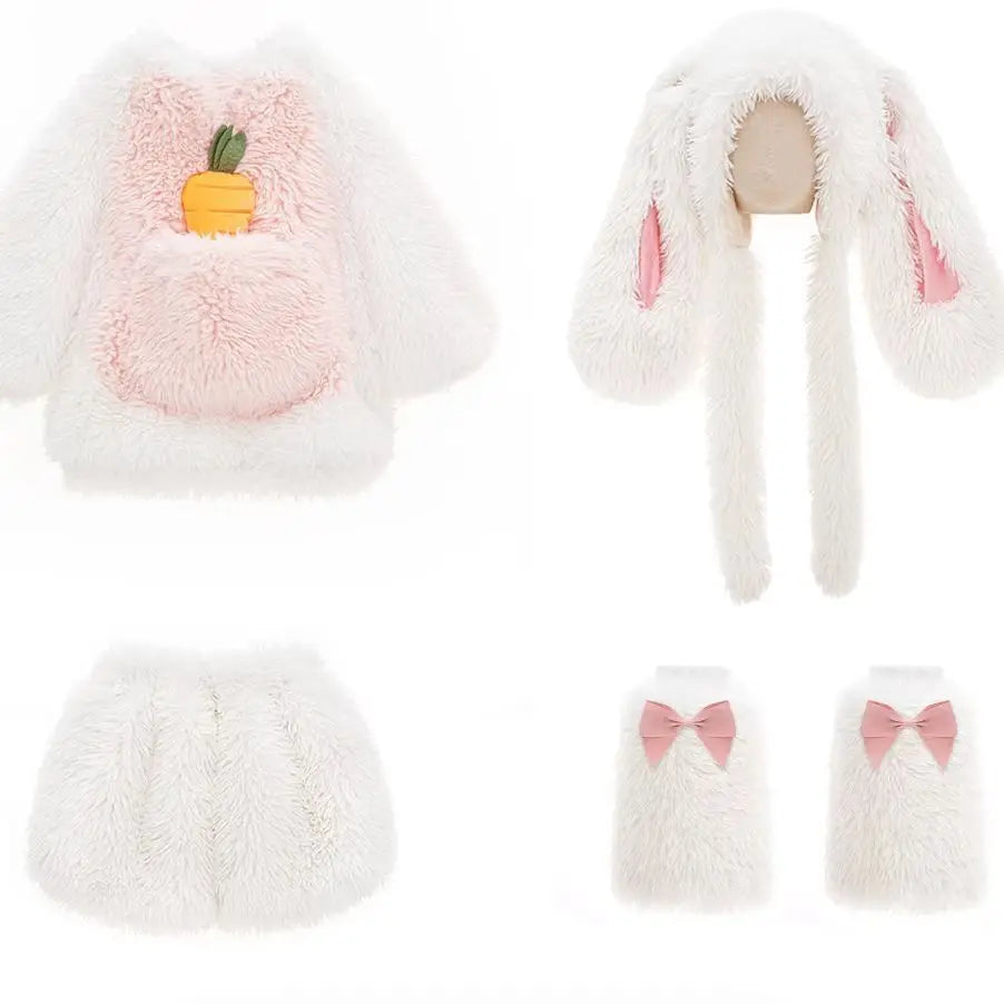 Fluffy Bunny Two-Piece Set