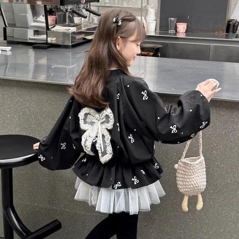 Jaqueta Infantil com Laço ୨ৎ