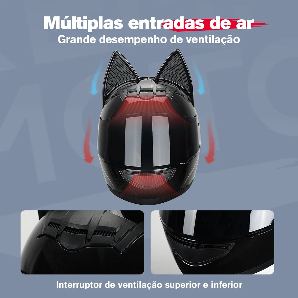 NekoCross - Helmet with Cat Ears