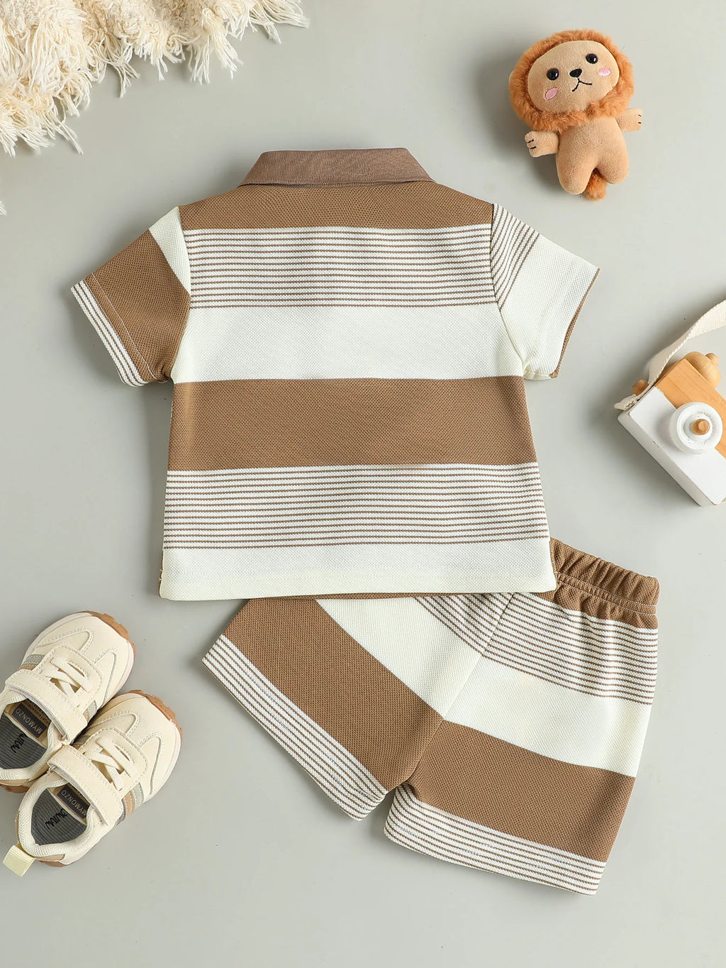 Conjunto Ursinho listrado