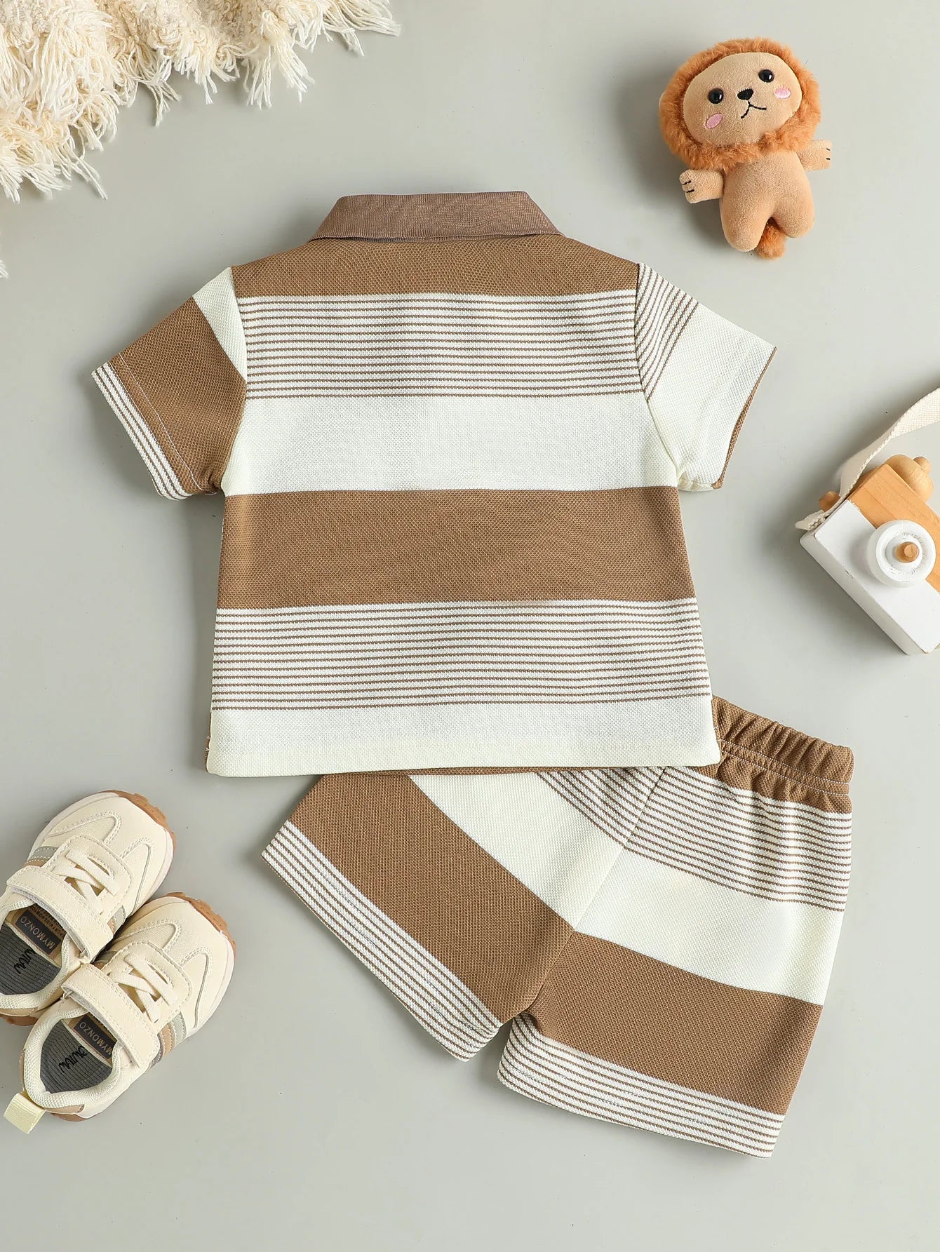 Conjunto Ursinho listrado