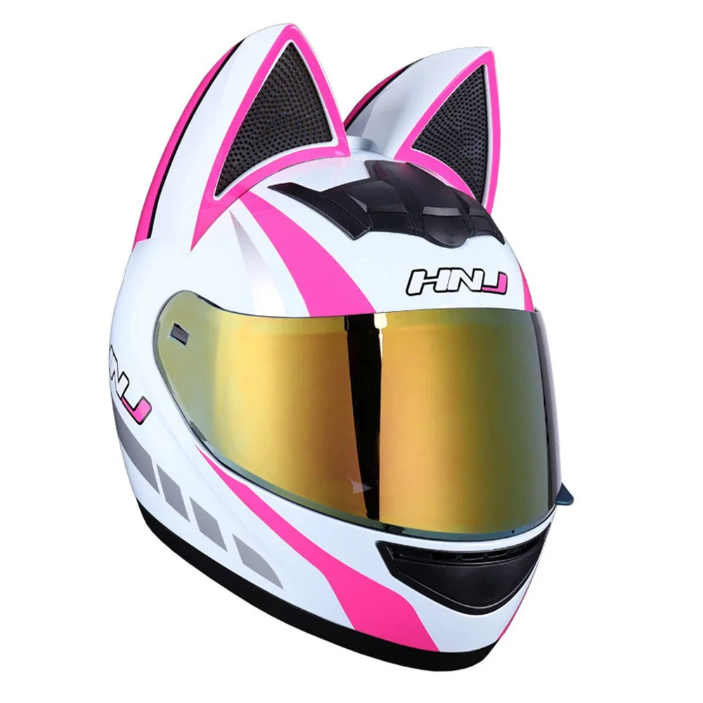 NekoCross - Capacete com Orelhas de Gato