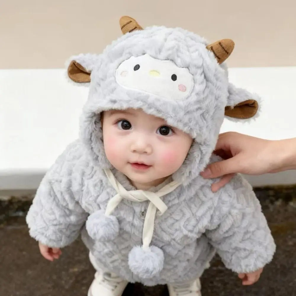 Toddler's Sheep Plush Hat
