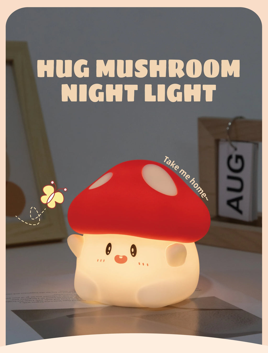 A cozy glow for cute, dreamy spaces.
