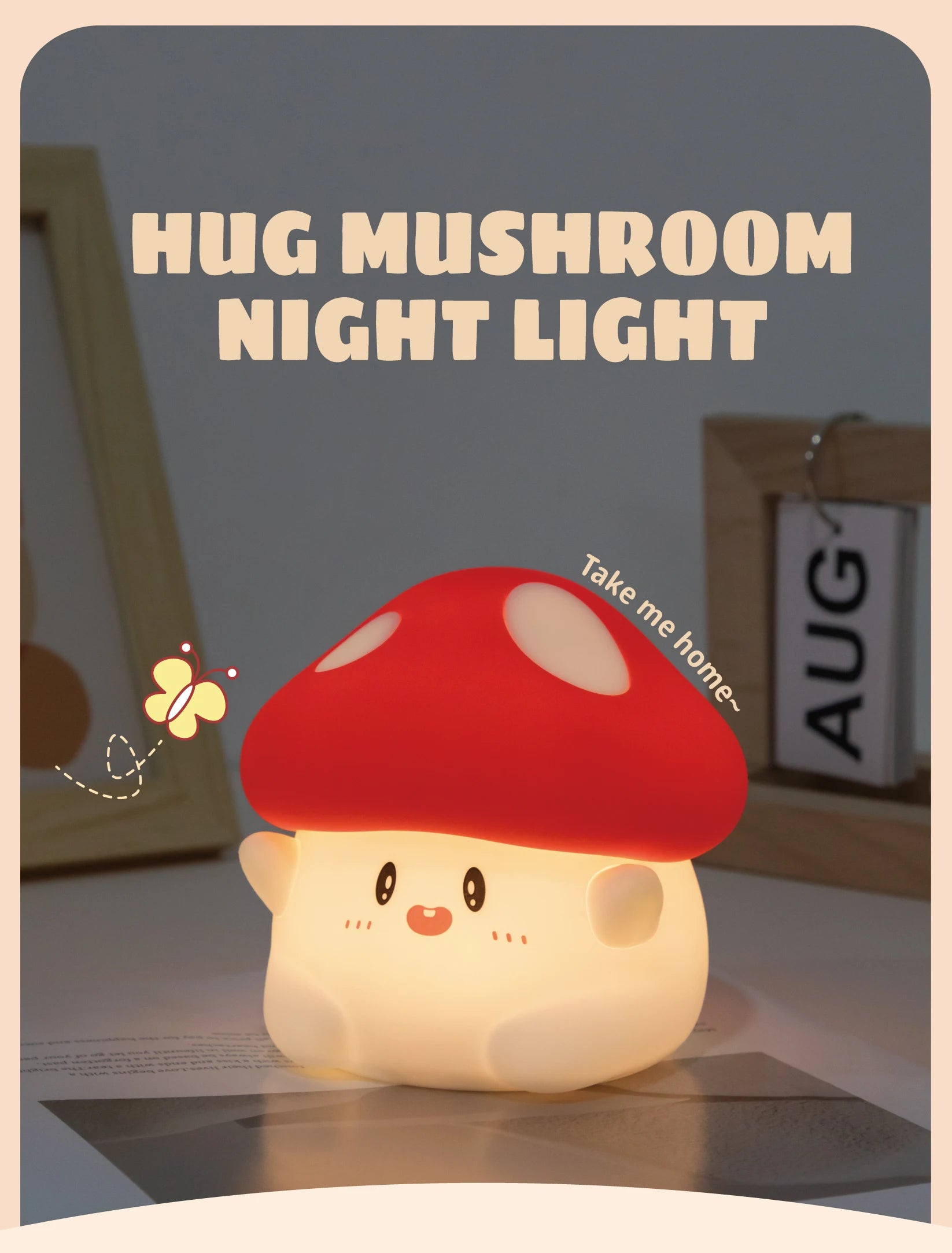 A cozy glow for cute, dreamy spaces.