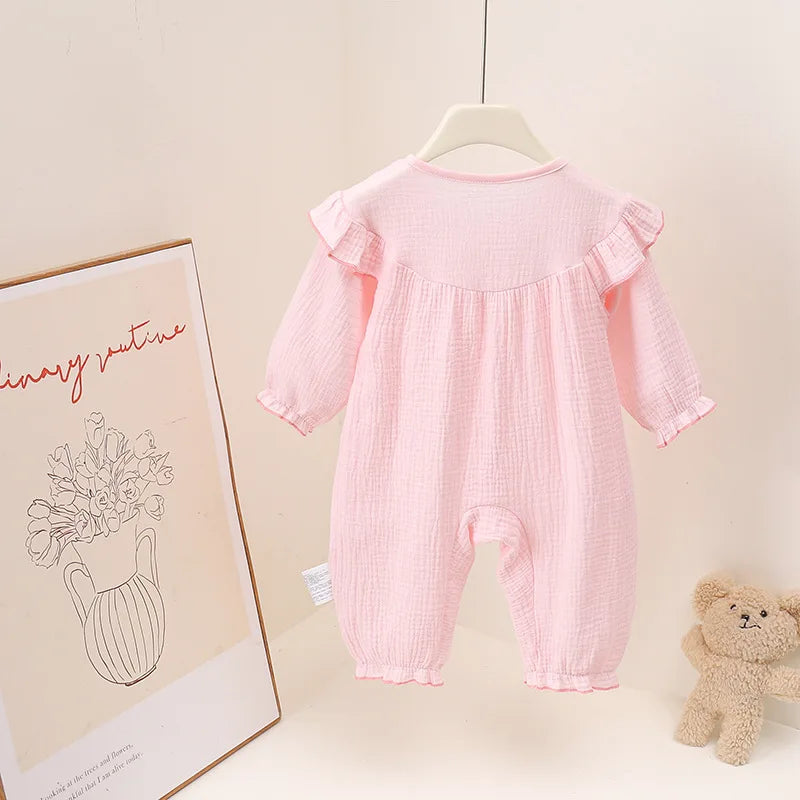 Strawberry Cotton Romper