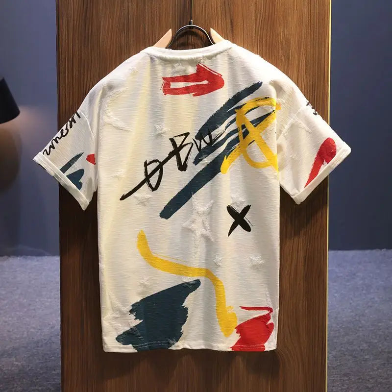 Camiseta Gatinho Graffiti Infantil