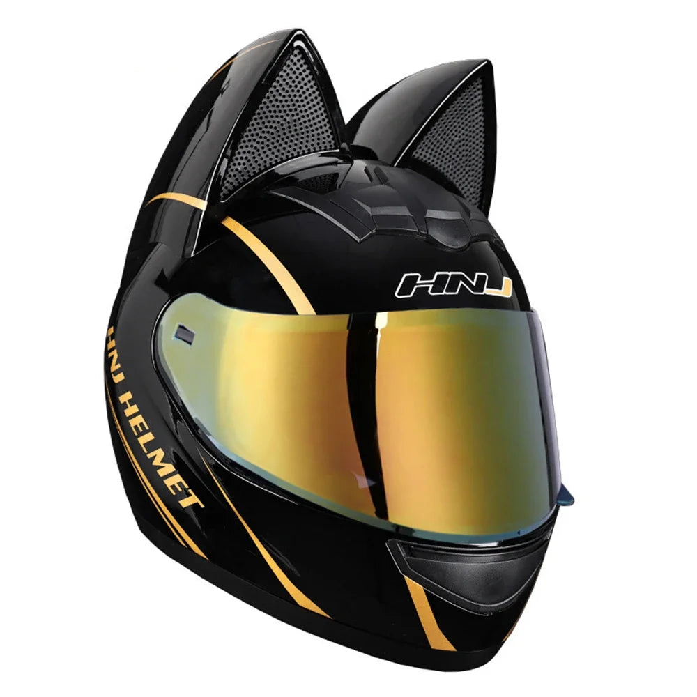 NekoCross - Capacete com Orelhas de Gato