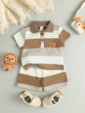 Conjunto Ursinho listrado
