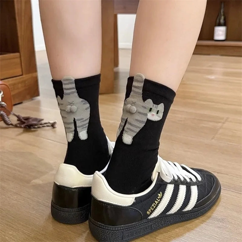 3D Funny Cat Socks