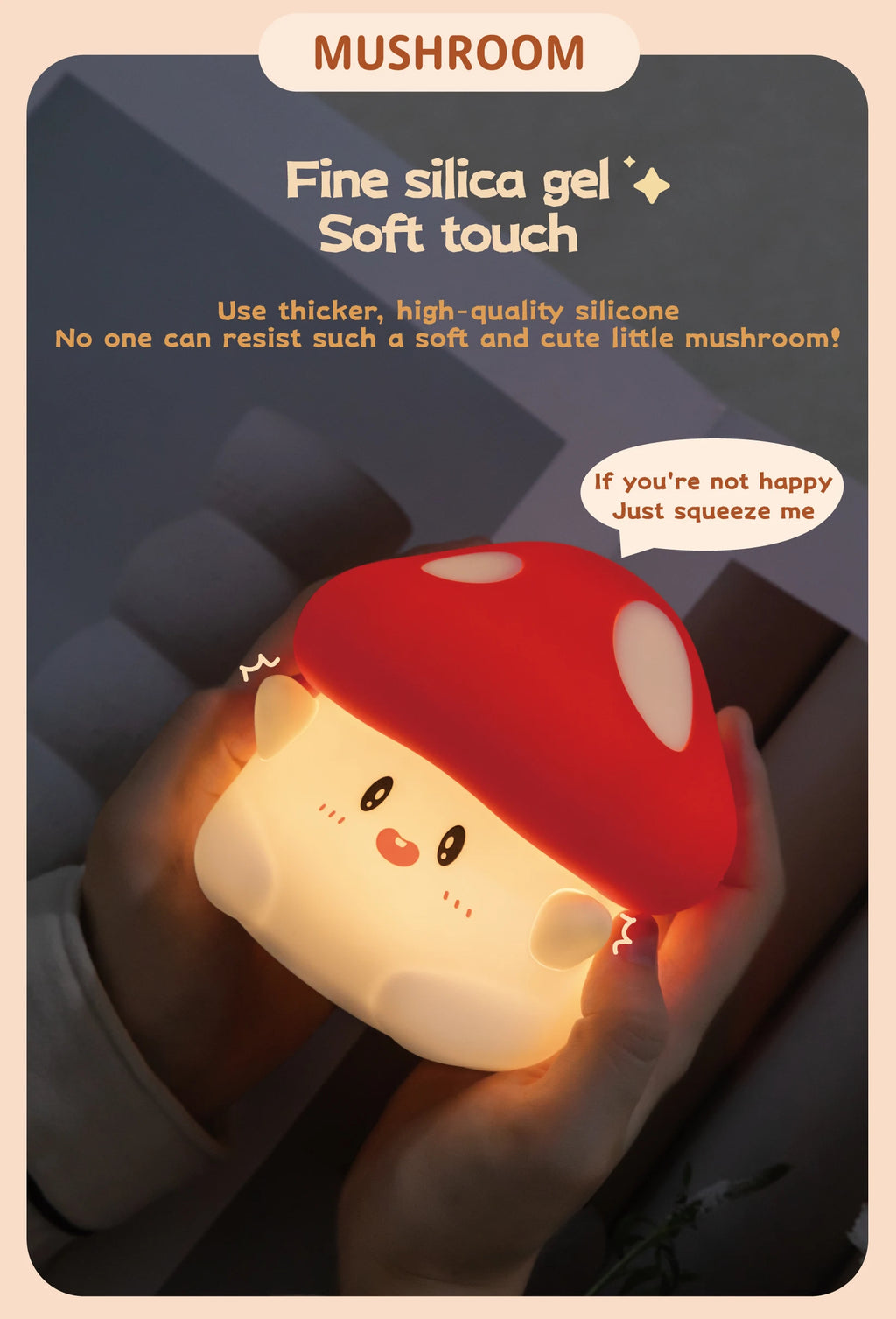 A cozy glow for cute, dreamy spaces.