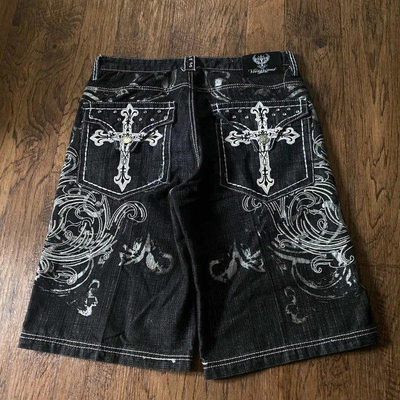 Short Jeans Y2K Baggy