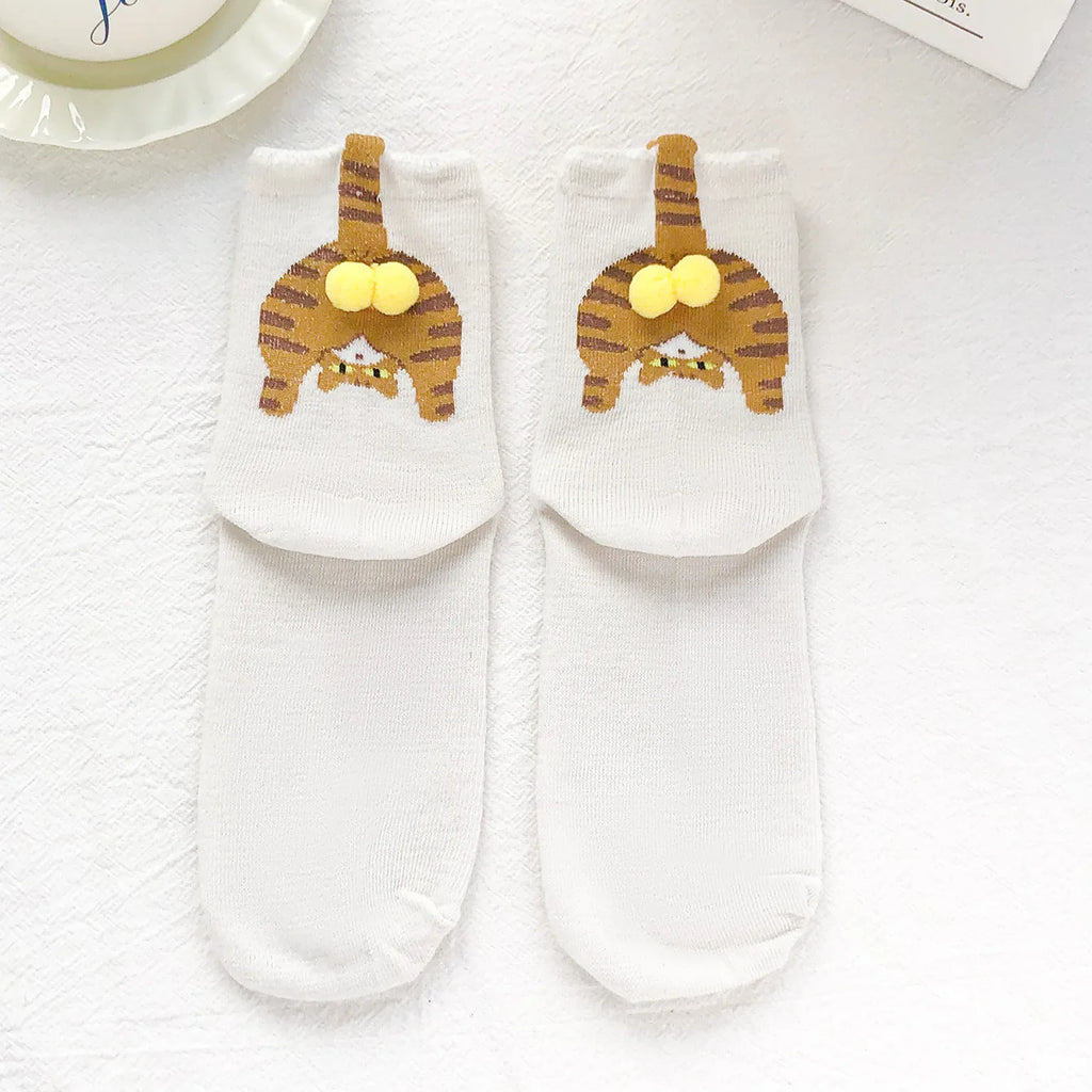 3D Funny Cat Socks