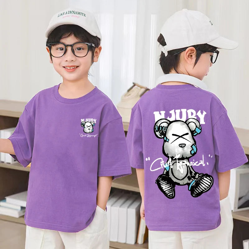 Cartoon Bear Kids Tee