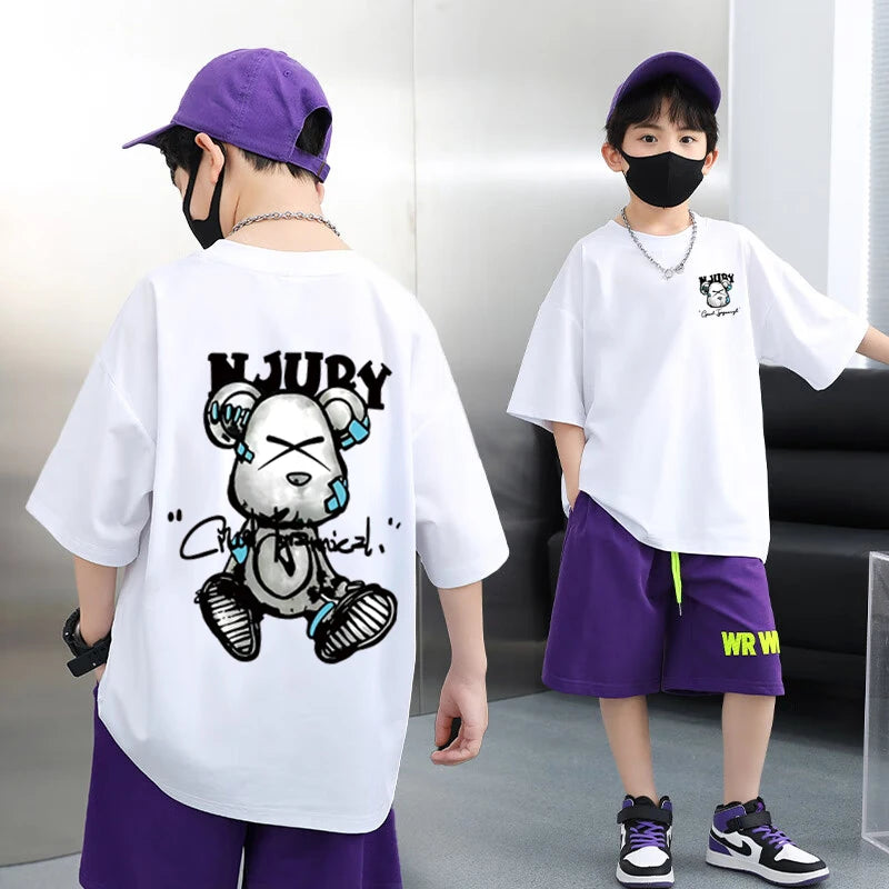Cartoon Bear Kids Tee