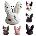 Gothic Bunny Plush Keychain
