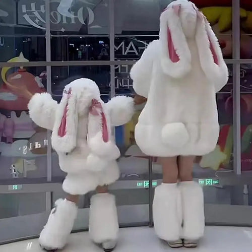 Fluffy Bunny Two-Piece Set