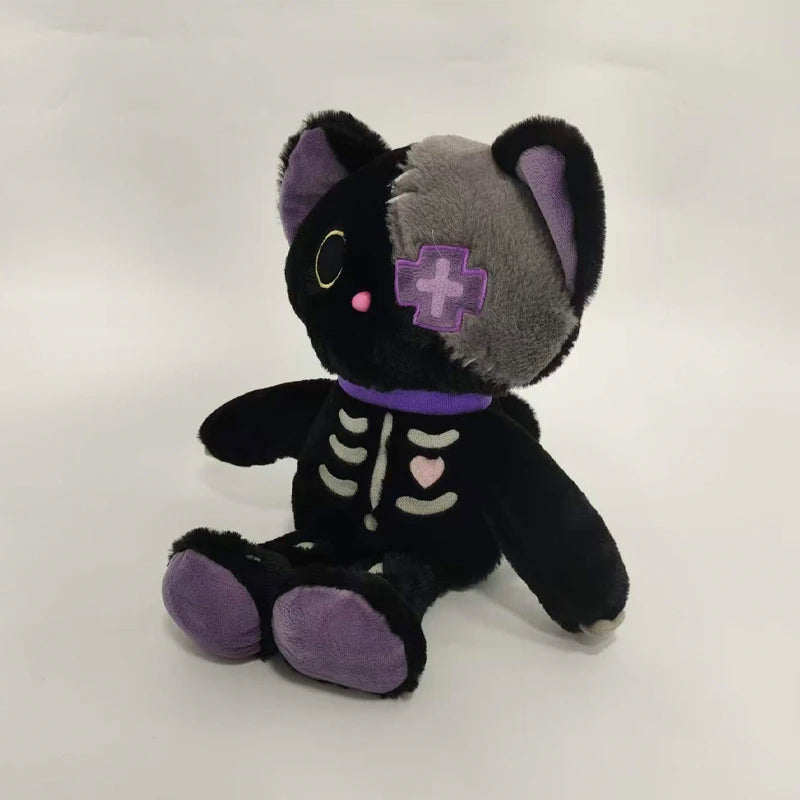 Gothic Skeleton Cat - Plush Toy