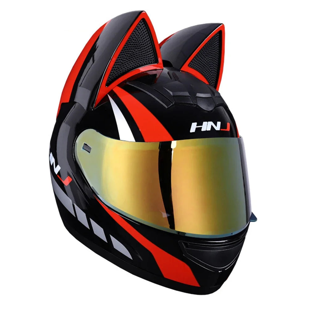 NekoCross - Capacete com Orelhas de Gato