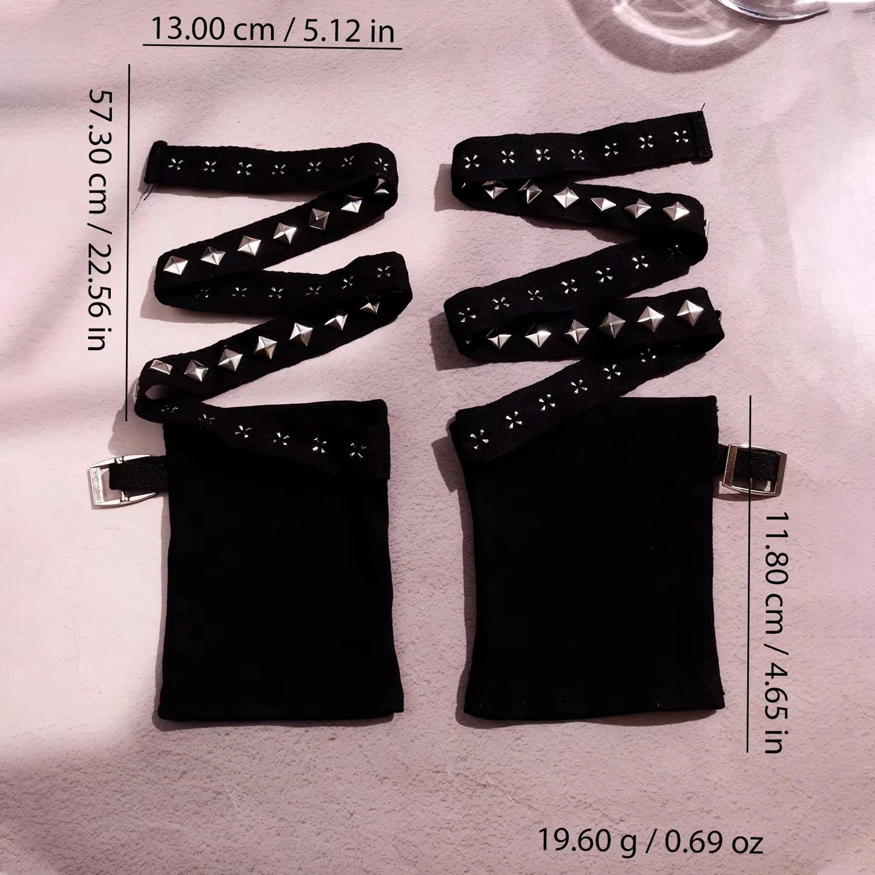 Punk Fingerless Gloves .⋆♱