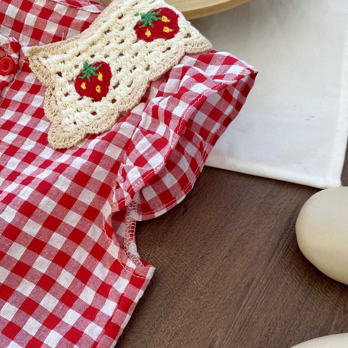 Vestido Strawberry Listrado