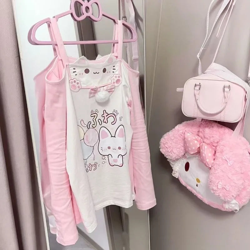Camiseta Kawaii Kitty