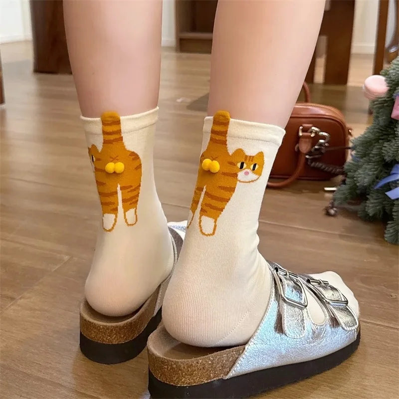 Meias de Gatinhos 3D