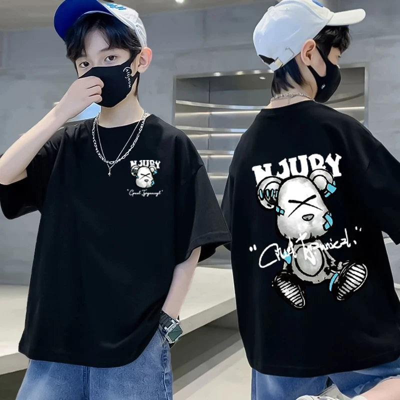 Cartoon Bear Kids Tee