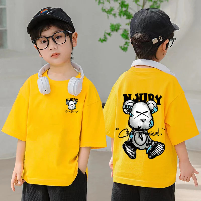 Cartoon Bear Kids Tee