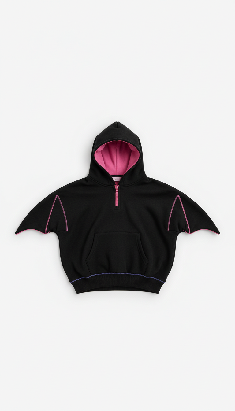Moletom asa de morcego Eclipse Black